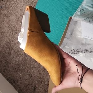 Suede pointed low mule shoe